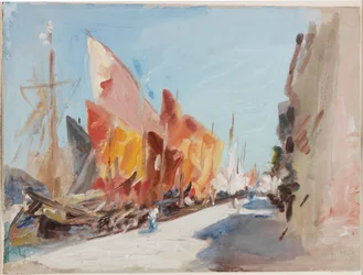 Chioggia, Barcos no cais